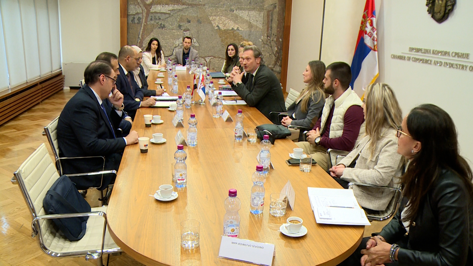 Beograd, ministar rada Arapske Republike Egipat Mohamed Gobran razgovarao je sa rukovodstvom Privredne komore Srbije i privrednicima, pokrivanje Beograd, ministar rada Arapske Republike Egipat Mohamed Gobran razgovarao je sa rukovodstvom Privredne komore Srbije i privrednicima, pokrivanje